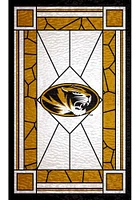 Missouri Tigers Stained Glass Sign - Black