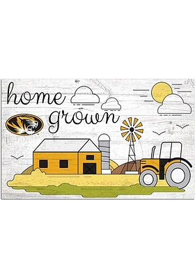 Missouri Tigers Home Grown Sign - Black