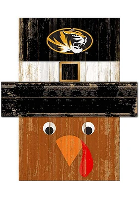 Missouri Tigers Turkey Head Sign - Black