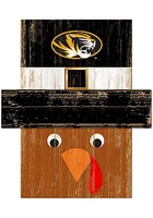 Missouri Tigers Turkey Head Sign - Black