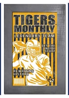 Missouri Tigers 11x19 Framed Monthly Sign - Black