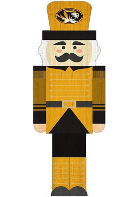 Missouri Tigers 31 Inch Nutcracker Leaner Sign - Black