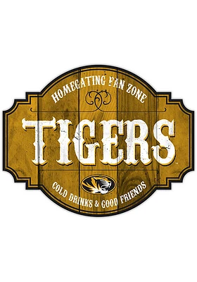 Missouri Tigers 24 Inch Homegating Tavern Sign - Black
