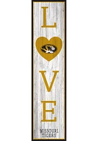 Missouri Tigers 48 Inch Love Leaner Sign - Black