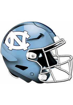 North Carolina Tar Heels 24in Helmet Cutout Sign - Blue