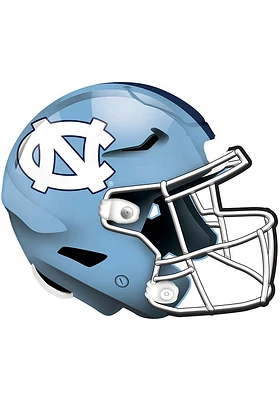 North Carolina Tar Heels 12in Authentic Helmet Sign - Blue