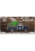 North Carolina Tar Heels Tis the Season 6x12 Sign - Blue