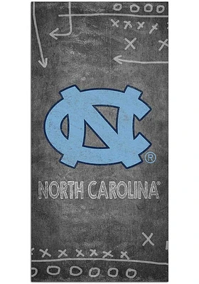 North Carolina Tar Heels Chalk Playbook Sign - Blue