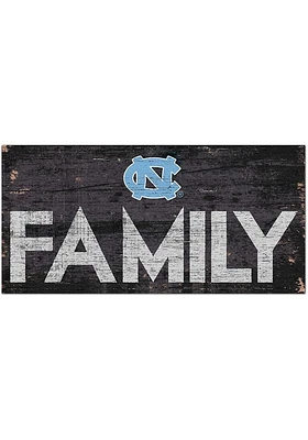 North Carolina Tar Heels Family 6x12 Sign - Blue