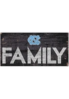 North Carolina Tar Heels Family 6x12 Sign - Blue