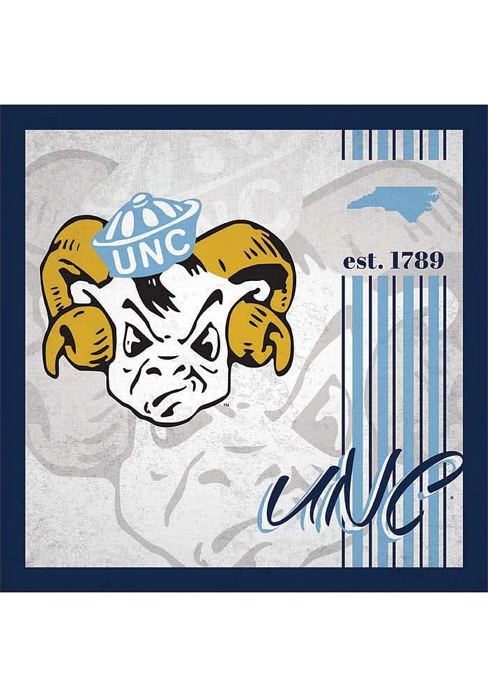 North Carolina Tar Heels Album Sign - Blue