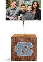 North Carolina Tar Heels Block Spiral Photo Holder Blue Desk Accessory