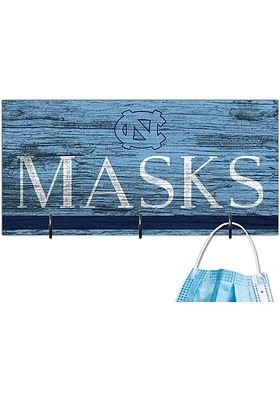 North Carolina Tar Heels Team Color Mask Holder Sign - Blue