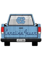 North Carolina Tar Heels Truck Back Cutout Sign - Blue