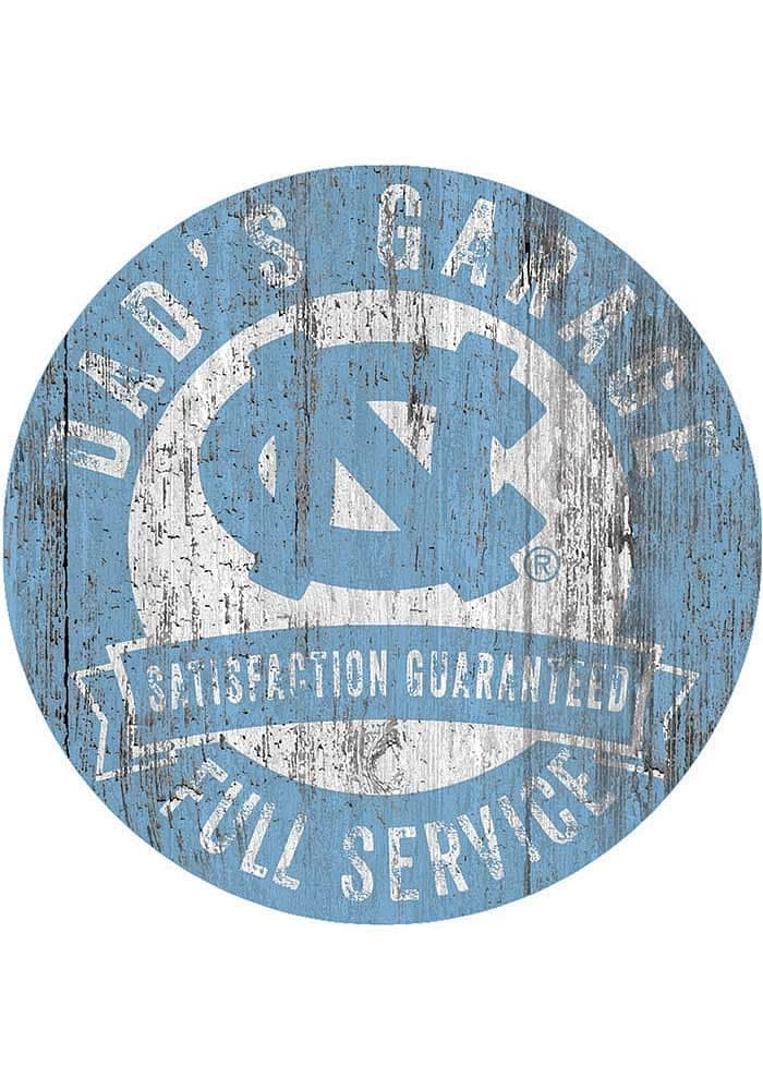 North Carolina Tar Heels Dads Garage Sign - Blue