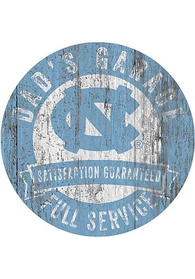 North Carolina Tar Heels Dads Garage Sign - Blue