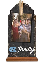 North Carolina Tar Heels Family Clothespin Sign - Blue