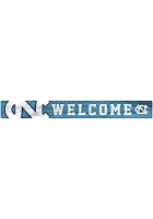 North Carolina Tar Heels Welcome Strip Sign - Blue
