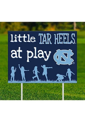 North Carolina Tar Heels Little Fans at Play Yard Sign - Blue