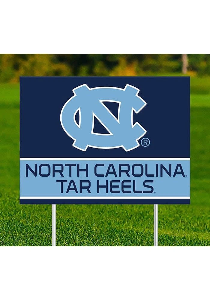 North Carolina Tar Heels Team Yard Sign - Blue