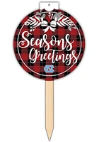 North Carolina Tar Heels Seasons Greetings Sign - Blue