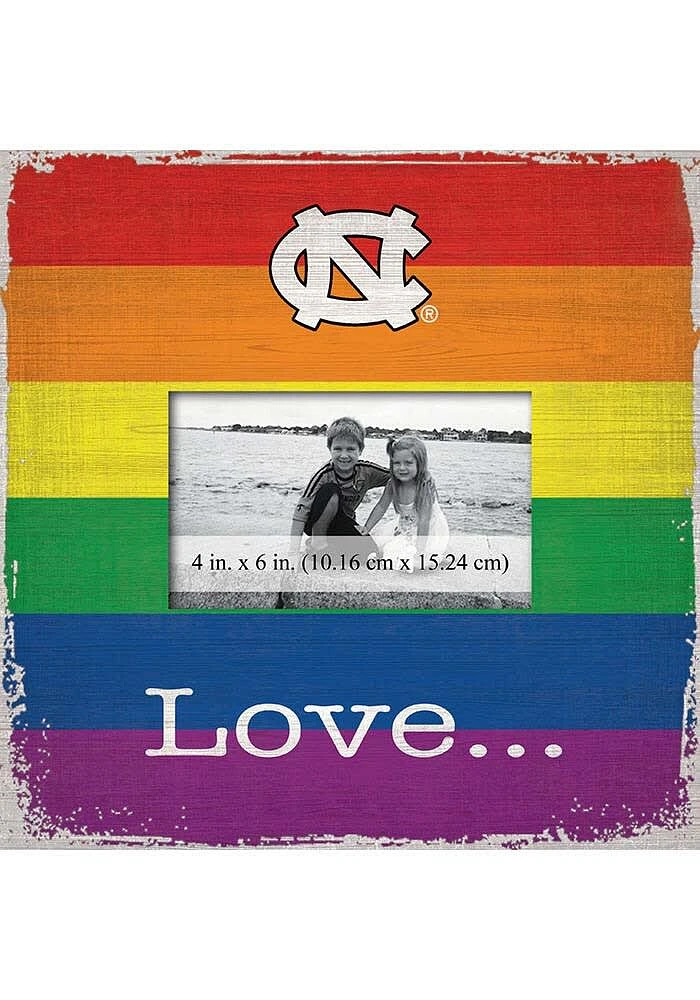 North Carolina Tar Heels Love Pride Picture Frame - Blue