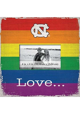 North Carolina Tar Heels Love Pride Picture Frame - Blue