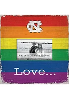 North Carolina Tar Heels Love Pride Picture Frame - Blue