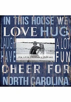 North Carolina Tar Heels In This House 10x10 Picture Frame - Blue