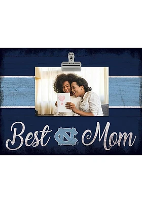 North Carolina Tar Heels Best Mom Clip Picture Frame - Blue