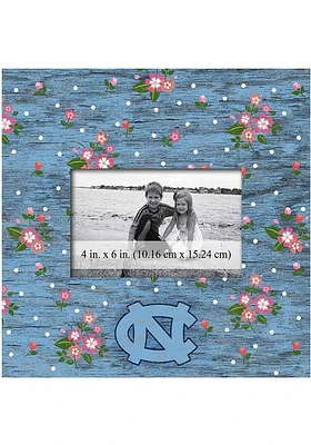 North Carolina Tar Heels Floral Picture Frame - Blue