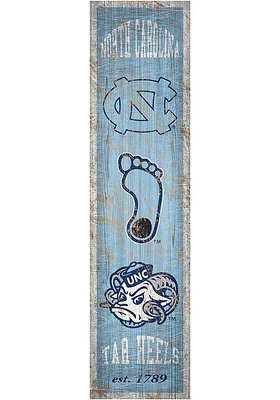 North Carolina Tar Heels Heritage Banner 6x24 Sign - Blue