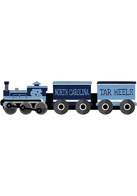 North Carolina Tar Heels Train Cutout Sign - Blue