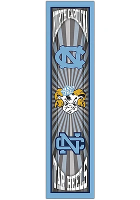 North Carolina Tar Heels Throwback Sign - Blue