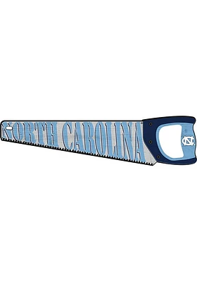 North Carolina Tar Heels Wood Handsaw Sign - Blue