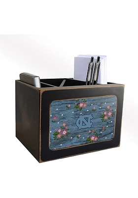 North Carolina Tar Heels Floral Desktop Organizer Desk Accessory
