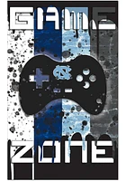 North Carolina Tar Heels Grunge Game Zone Sign - Blue