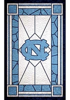 North Carolina Tar Heels Stained Glass Sign - Blue
