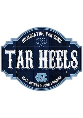 North Carolina Tar Heels 24 Inch Homegating Tavern Sign - Blue