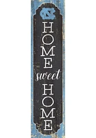 North Carolina Tar Heels 48 Inch Home Sweet Home Leaner Sign - Blue