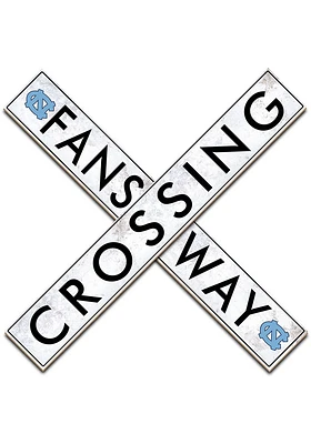 North Carolina Tar Heels 48 Inch Fans Way Crossing Wall Art