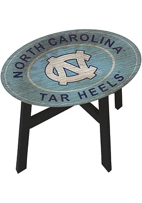 North Carolina Tar Heels Vintage Heritage Side Blue End Table