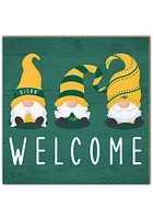 North Dakota State Bison Welcome Gnomes Sign - Green