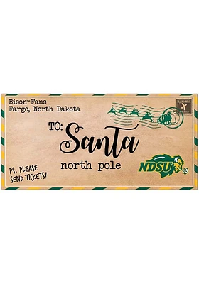 North Dakota State Bison To Santa Decor