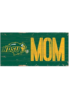 North Dakota State Bison MOM Sign - Green