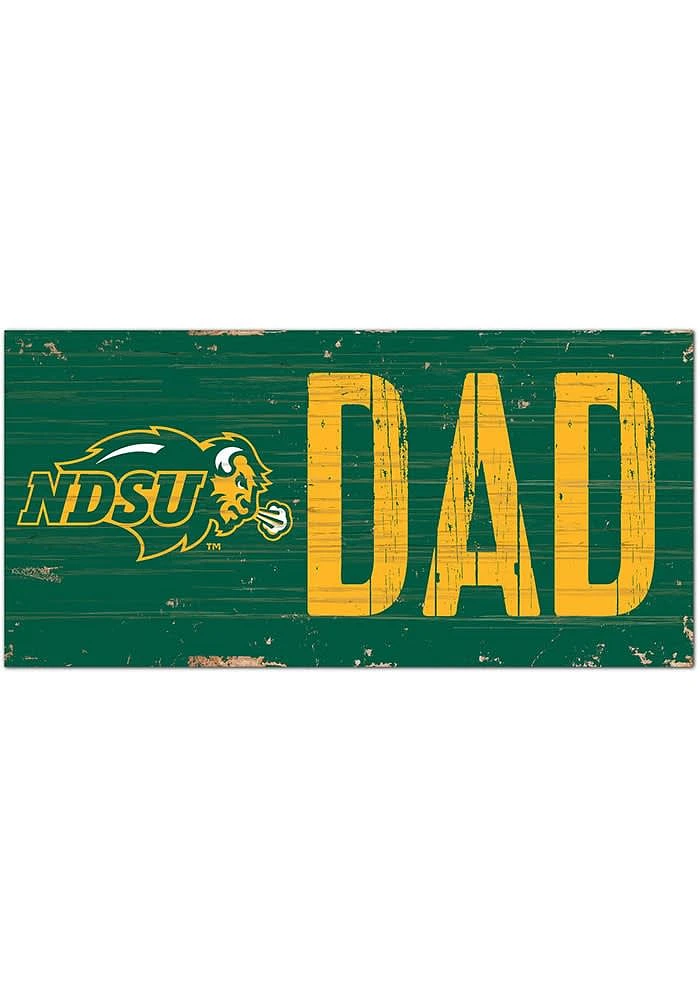 North Dakota State Bison DAD Sign - Green
