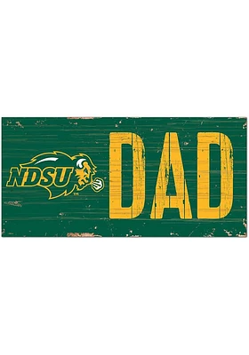 North Dakota State Bison DAD Sign - Green