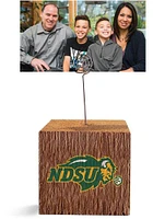 North Dakota State Bison Block Spiral Photo Holder Green Desk Accessory