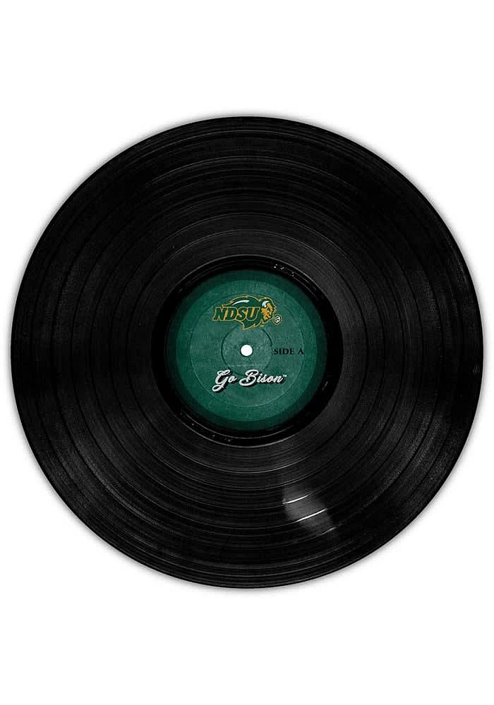 North Dakota State Bison 12 Inch Vinyl Circle Sign - Green