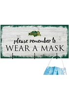 North Dakota State Bison Please Wear Your Mask Sign - Green